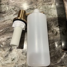 Kraus VGSD003MG Kitchen Soap Dispenser in Matte Brushed Gold missing pump