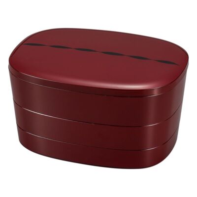 Stacking Box Twisted Paper String Designed Nested Three-Tiered JAPAN isuke BRAND