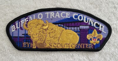 Buffalo Trace Council Shoulder Patch - Eykamp Scout Center - Mint Condition!