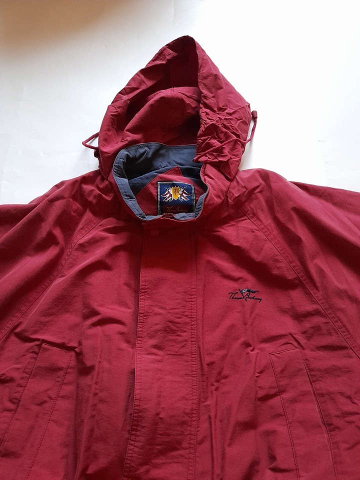 Burberry London Long Parka Red 90s Liam Men’s Bomber Jacket L burberrys