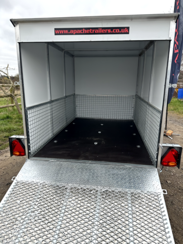 Brand New 6x4 Apache Box Trailer Cube Pro 6x4 Huge 5ft High-Rear Ramp-UK MADE - Picture 10 of 23