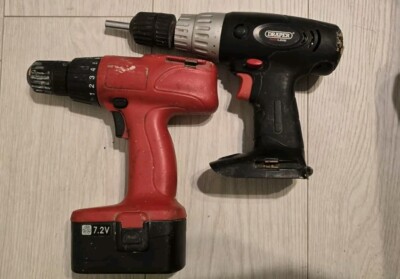 Draper 77108 Red Line kabellos 18 V 580 U/min schlüsselloses Bohrfutter Bohrschrauber + Extra