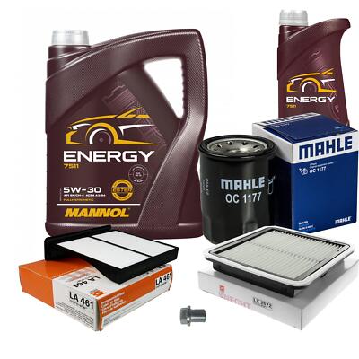 MAHLE Inspektionspaket 6L MANNOL 5W-30 Energy für Subaru Forester 2.0i AWD 2.0