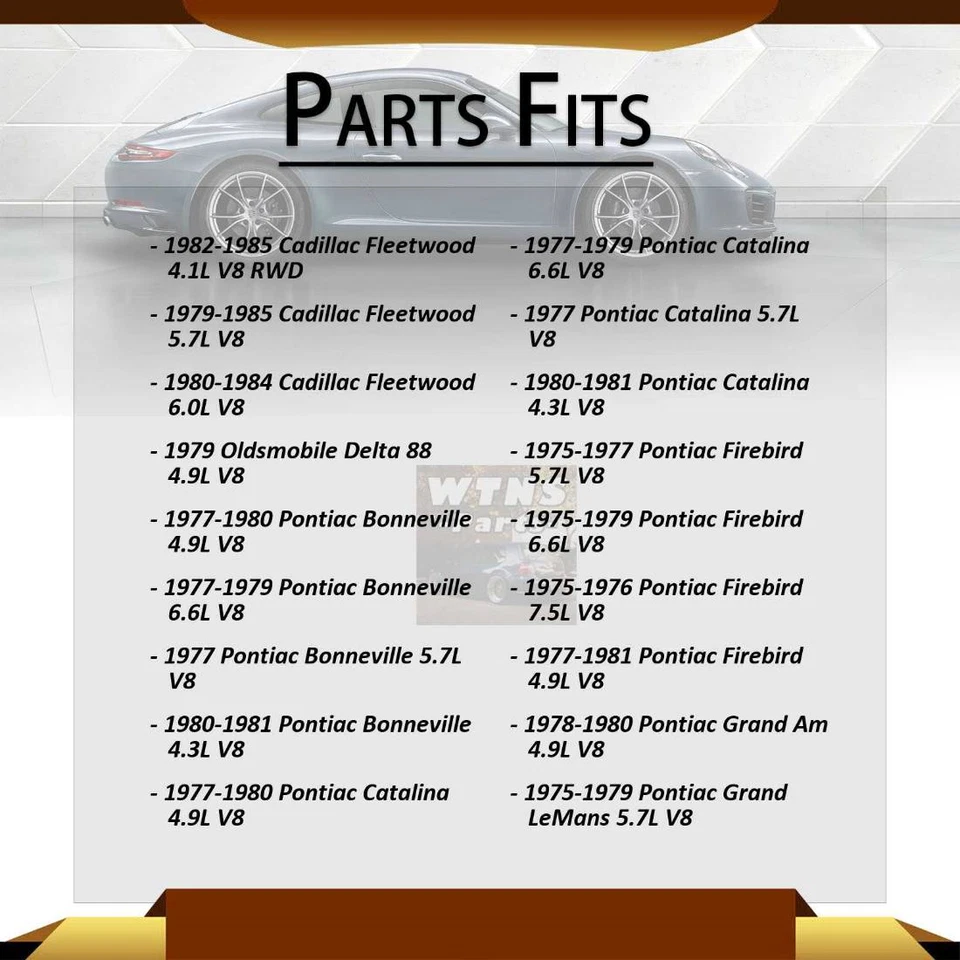 Front Engine Motor Mounts Anchor 2PCS For Pontiac Grand LeMans 1975-1979 - Image 3 of 4