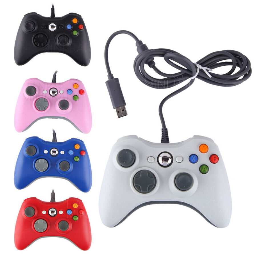 Wired Dual Vibration USB Gamepad, Joystick, Controlador de PC, Windows 7,  Windows 10, Não, Xbox 360, Acessórios para jogos - AliExpress