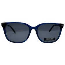 STEVE MADDEN - PERCY 56/17/145 NAVY MIDNIGHT - BLUE NEW Authentic MEN SUNGLASSES