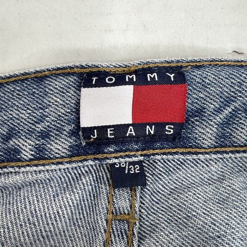 Vintage Y2K Tommy Hilfiger Jeans Box Logo Flag Butt Pocket Size 38x32 - Picture 10 of 10