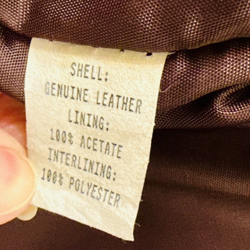 VTG 1980s Excelled USAF A-2 Military Flight Leather Jacket XL Brown Made In USA - Picture 8 of 13