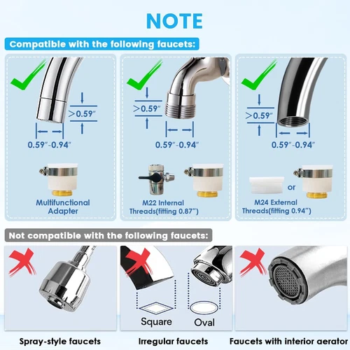 Water Filtration System Reduces Chlorine White Multiple Applications Countertop - Bild 6 von 7