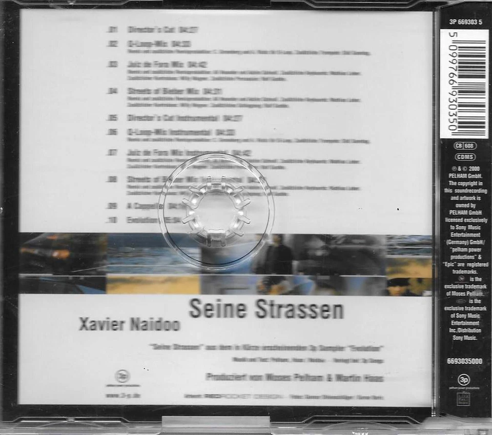CD - Xavier Naidoo - Seine Strassen - Bild 3 von 3