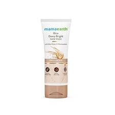 Mamaearth Rice Dewy Bright Face Wash Rice Water Niacinamide Glow Cleanser 100ml