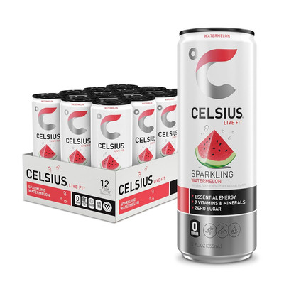 Sparkling Watermelon, Functional Essential Energy Drink 12 Fl Oz (Pack of 12)