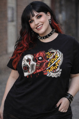 ART ON THE BRAIN Tshirt, S-5XL, Terrifier shirt, Horror tee, Halloween slasher