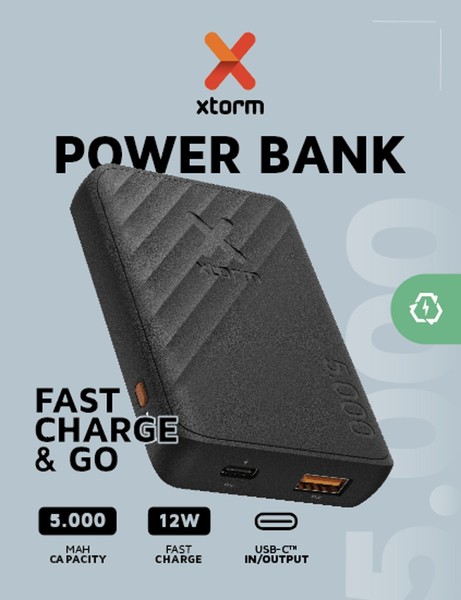 Xtorm 12W Fast Charge Go2 Powerbank 12W - 5.000Mah (64133) #2739126-image