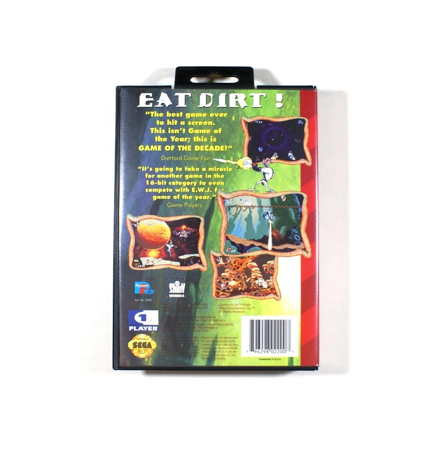 Earthworm Jim Sega Genesis CIB Great Condition! - Image 2 of 4