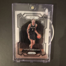 Panini 2023-24 Prizm Victor Wembanyama Rookie #136 San Antonio Spurs Card. rookie card picture