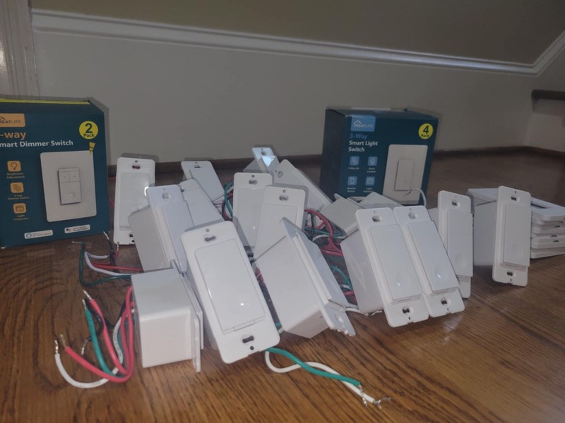 Bulk Lot of Treatlife 3-way Smart Light switches