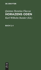 Quintus Horatius Flac Quintus Horatius Flaccus: Horazens Oden. Buch 3 (Hardback)