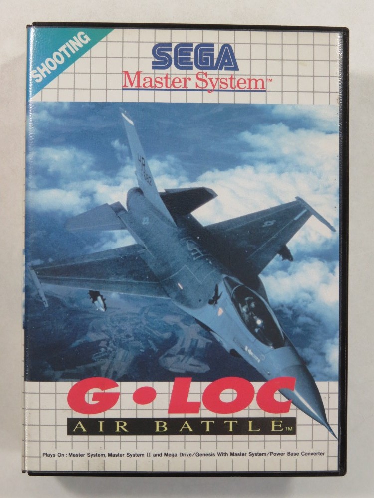 G-LOC AIR BATTLE SEGA MASTER SYSTEM (MS) PAL-EURO (COMPLETE - GOOD CONDITION OVE