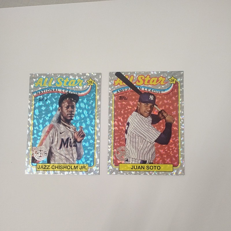 2024 Topps Chrome 35th Anniversary x2All-StarLot Juan Soto/JazzChisolm 89ASB-9&6