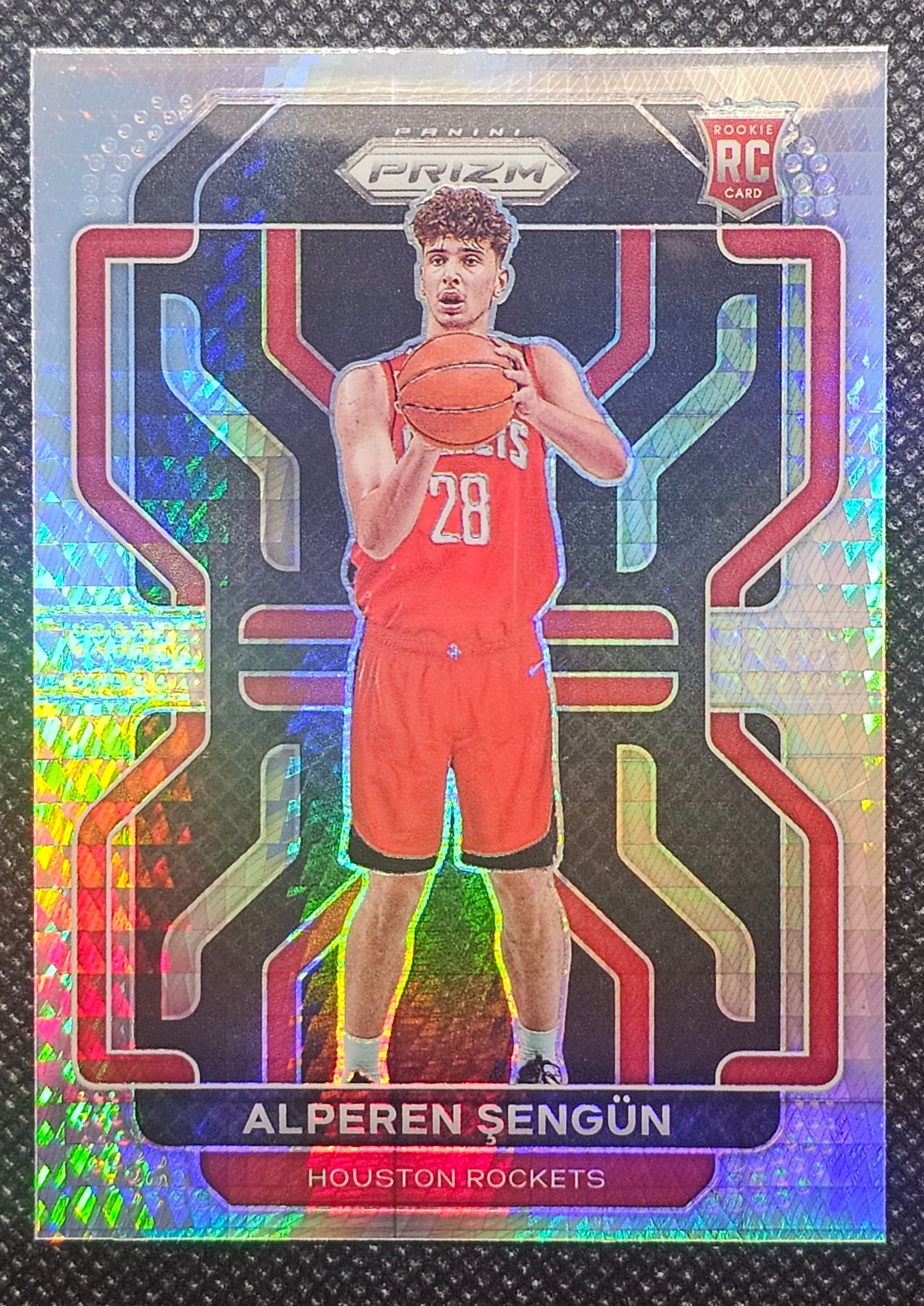 2021-22 Panini Prizm Alperen Sengun #318 Hyper Prizm Rookie RC SP Rockets