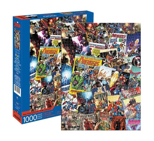 Puzzle En Bois Collage De Bandes Dessinées Marvel Avengers 1000 Pièces