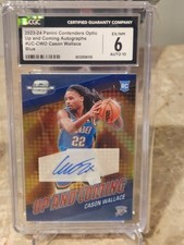 2023-24 Panini Contenders Optic Up and Coming Cason Wallace RC Auto /75 CGC 6