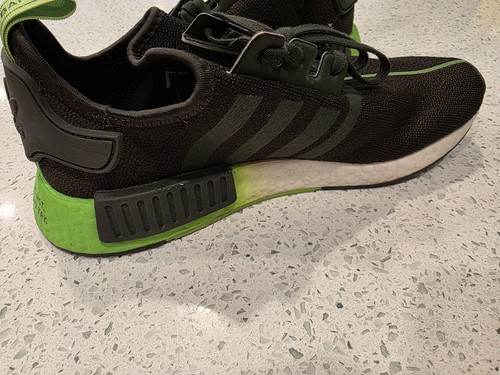 Scarpe da corsa Adidas NMD R1 x Star Wars Yoda 2019 FW3935 verdi da uomo taglia 7 - Foto 7 di 14