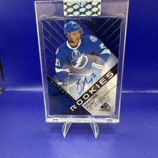 18-19 UD Clear Cut Hockey Authentic Rookies Auto Brayden Point