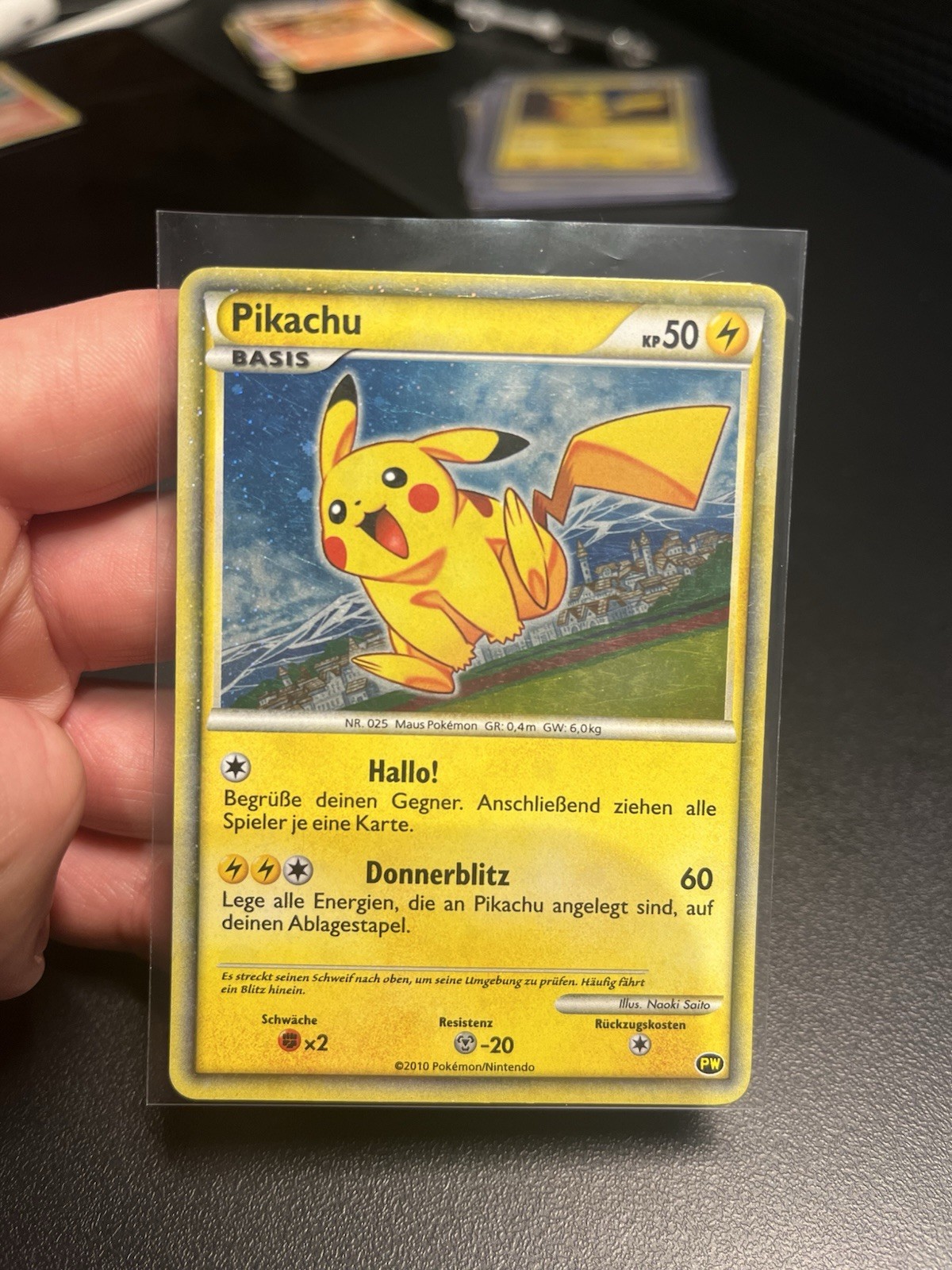 Pikachu 2010 Pikachu World Collection #PW 6 Promo (German) Price