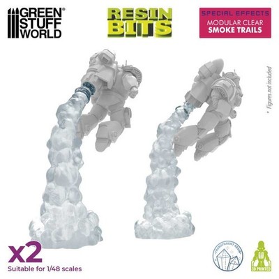 Green Stuff World Jetpack-Rauch klar Modular Set (2)
