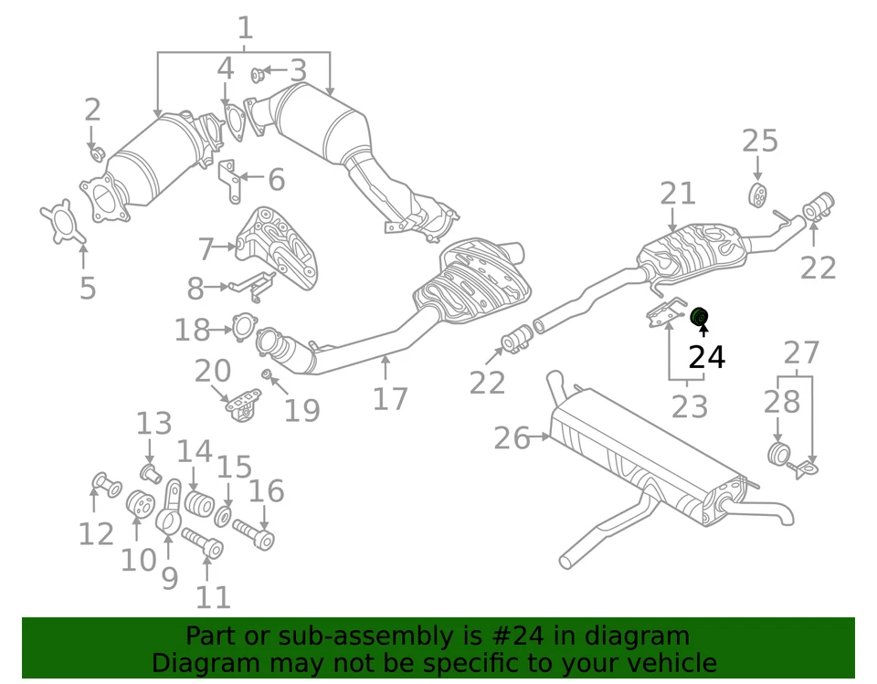 Aislador original Audi 80A-253-147 Foto 2 de 2