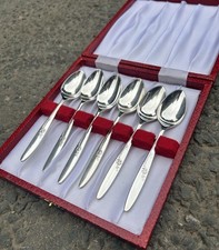 Vintage Marquis SilverPride Plate EPNS A1 Sheffield England Spoon Set Cased 