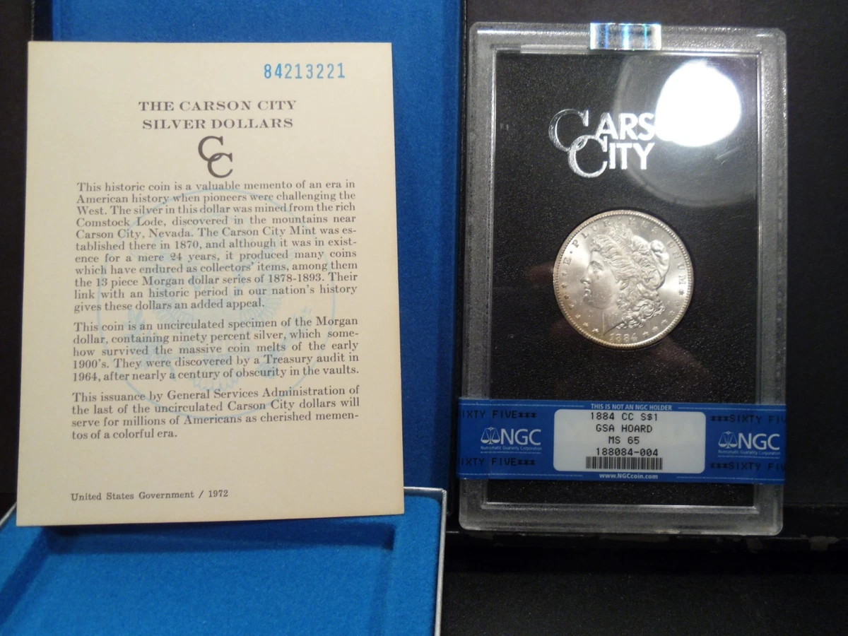 1884 Year Grade MS 65 Morgan Dollars (1878-1921) for sale | eBay