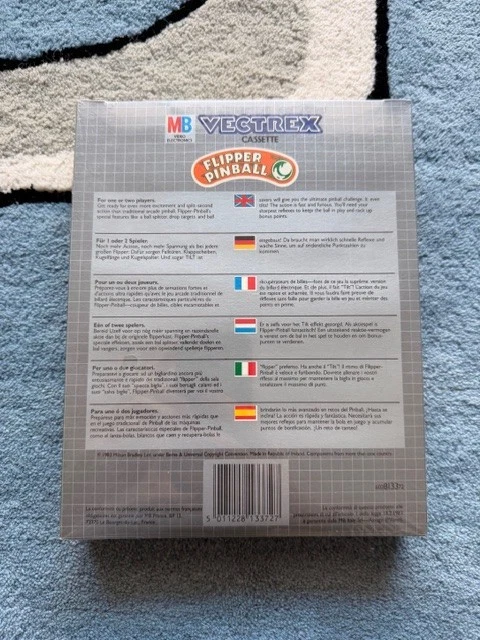 FLIPPER PINBALL *** VECTREX *** NEW IN BOX *** NEUF JAMAIS OUVERT - Photo 2/4