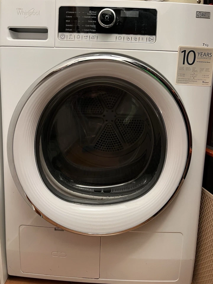 WHIRLPOOL asciugatrice 7 Kg A++ HSCX70421 6TH SENSE - Immagine 3 di 4