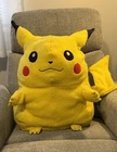 Vintage 1999 Pokemon Yellow Pikachu Cuddle Pillow Pal Plush Toy Jumbo 22"