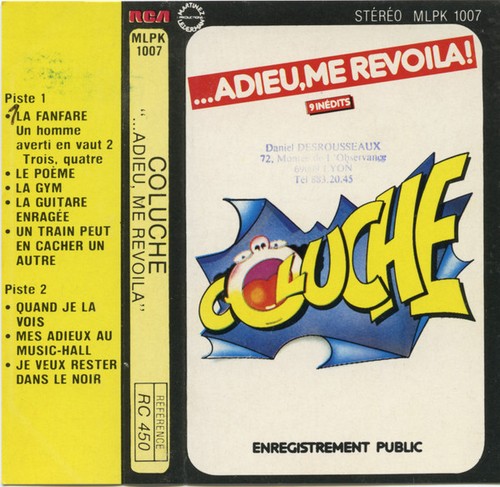 Coluche...Adieu Me Revoilà! - Cassette - Picture 2 of 3