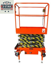 FREE SHIPPING 5 STAR 19 FT  MAX LIFT NEW ELECTRIC SCISSOR  MAN LIFT SKYLIFT JACK