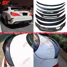 Fits Benz W117 CLA200 CLA250 2013-2019 Real Carbon Fiber Rear Trunk Spoiler Wing