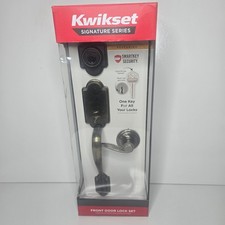 Kwikset Signature Series Front Door Lock Set Venetian Bronze SmartKey Security