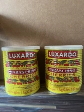 Luxardo Gourmet Maraschino Cherries, 2.2 lbs can, 1kg Can, Dented Can 