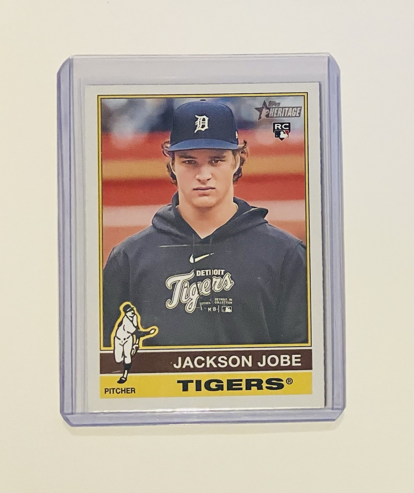 2025 Topps Heritage - Image Variation Jackson Jobe #389 (RC)