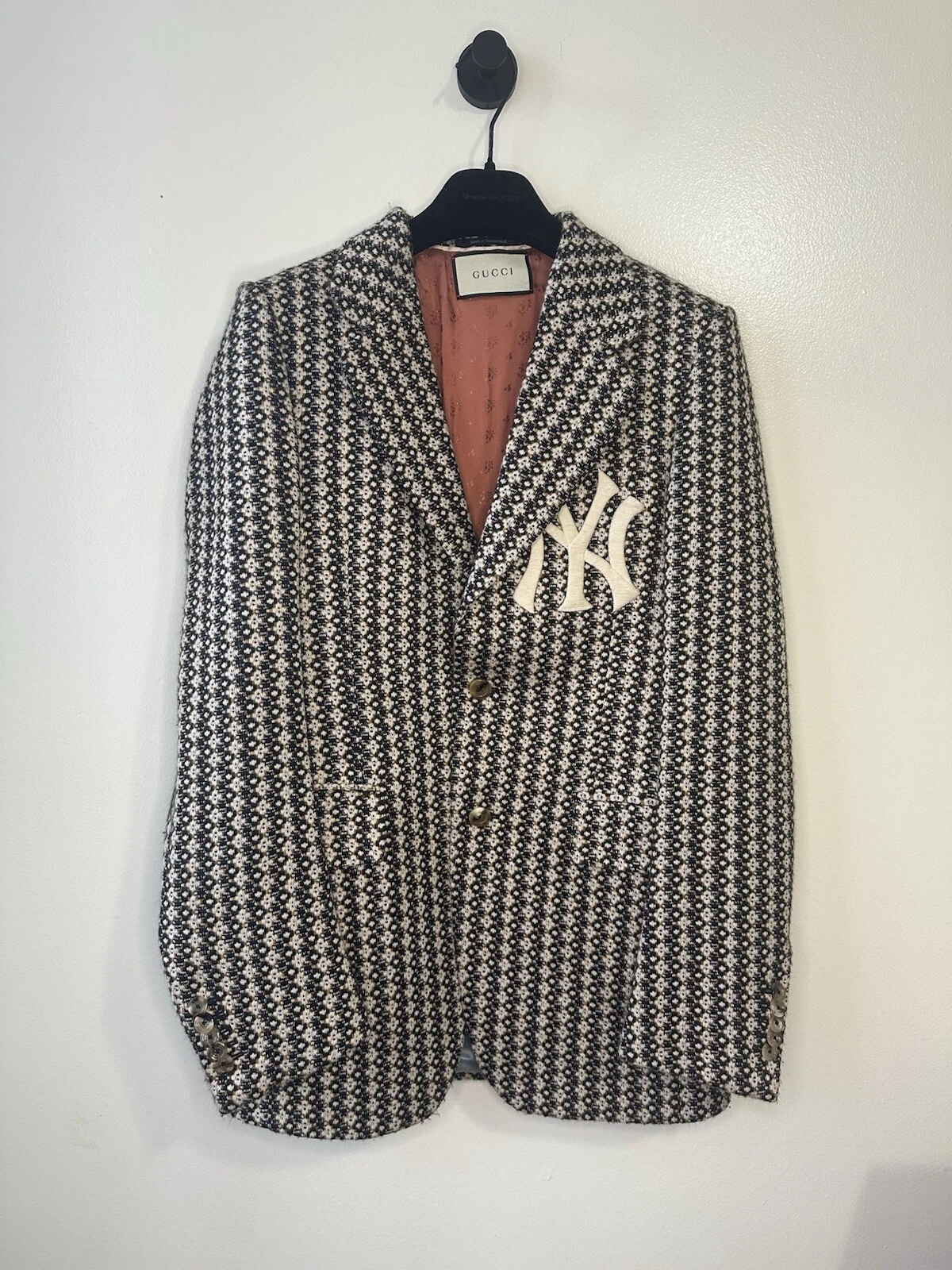 Blazer Gucci NY Yankees in tweed IT46