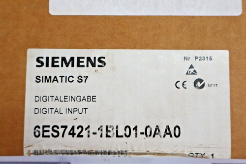 Siemens Simatic S7 6ES7 421-1BL01-0AA0 Digital Input Module SVPV2444511 - Picture 9 of 11