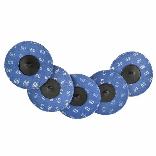 5pk Flap Disc Set 75mm Twist Button Abrasive Discs Sanding 60 Grit SIL152 - Picture 2 of 3