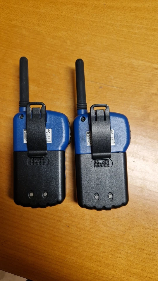 COPPIA WALKIE TALKIE ANNI '90 INTEK SPORT TEK PLUS BLU A BATTERIA FUNZIONANTI - Imagen 4 de 4