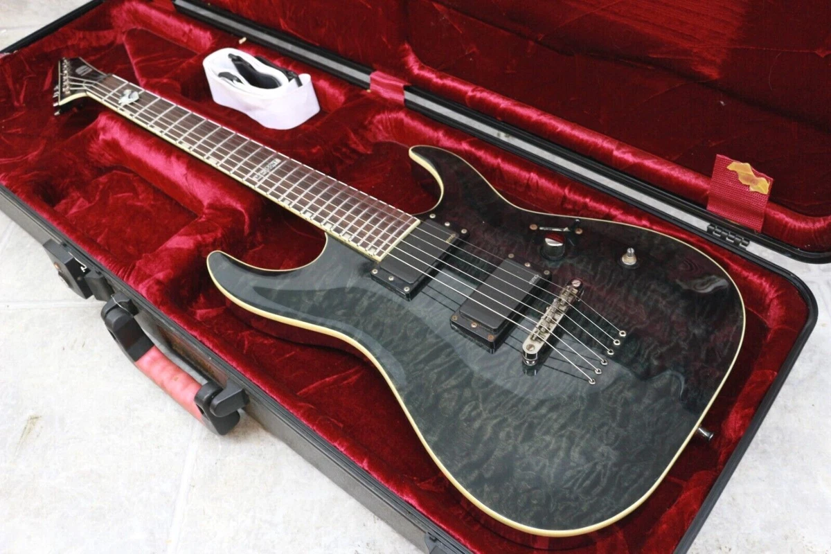 ESP LTD MH 350 NT Grey Black Sunburst Case Included
