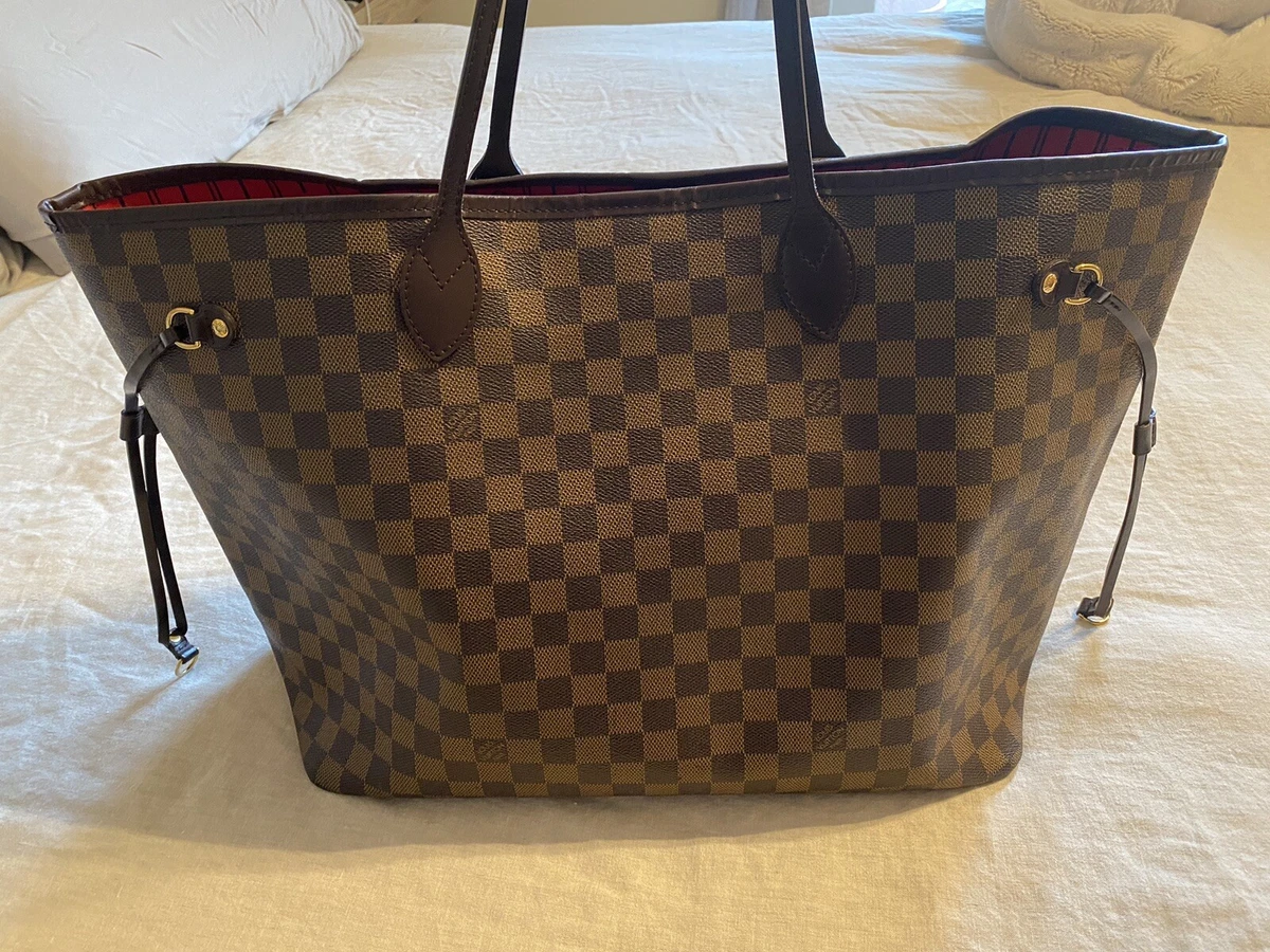 Authentic Louis Vuitton Neverfull GM Tote Damier Ebene Proof of Purchase in  Pics