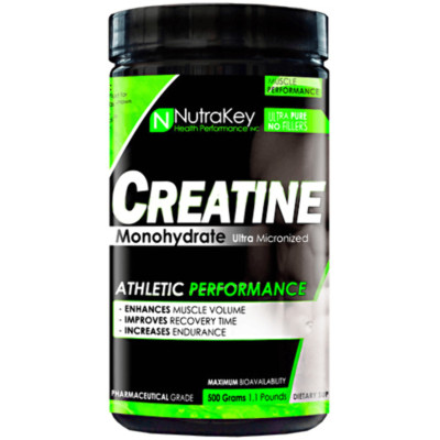 NutraKey Creatine Monohydrate Powder - Boost Energy, Strength & Recovery Support